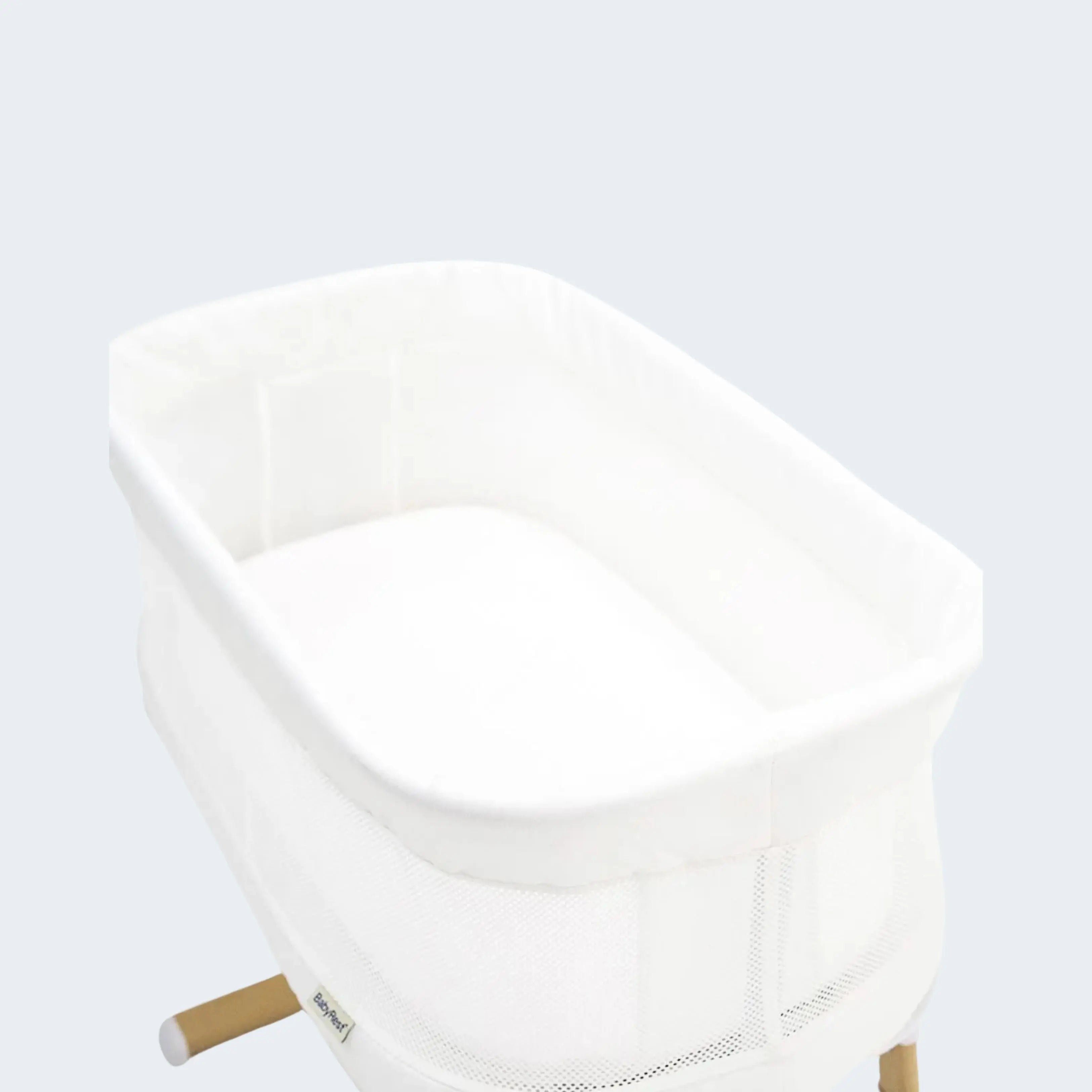 Babyrest Swan Smart Electronic Bassinet White/Natural  