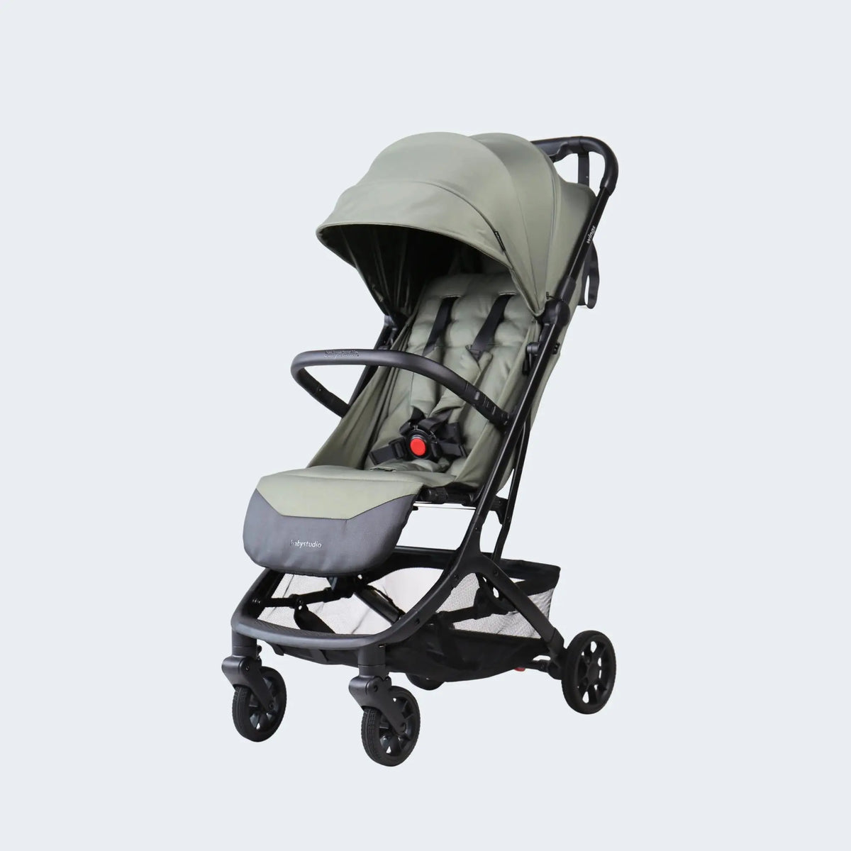 Babystudio Wings Travel Stroller — hero front view in Beige