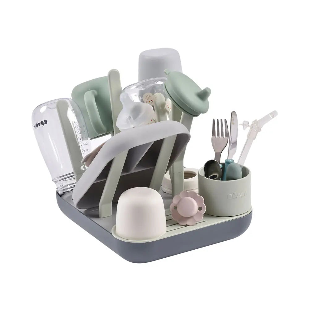 Beaba Forest Drying Rack - Green/Grey