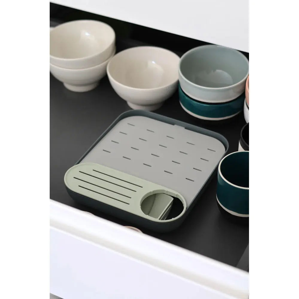 Beaba Forest Drying Rack - Green/Grey
