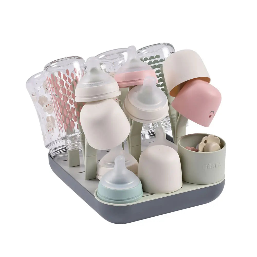 Beaba Forest Drying Rack - Green/Grey