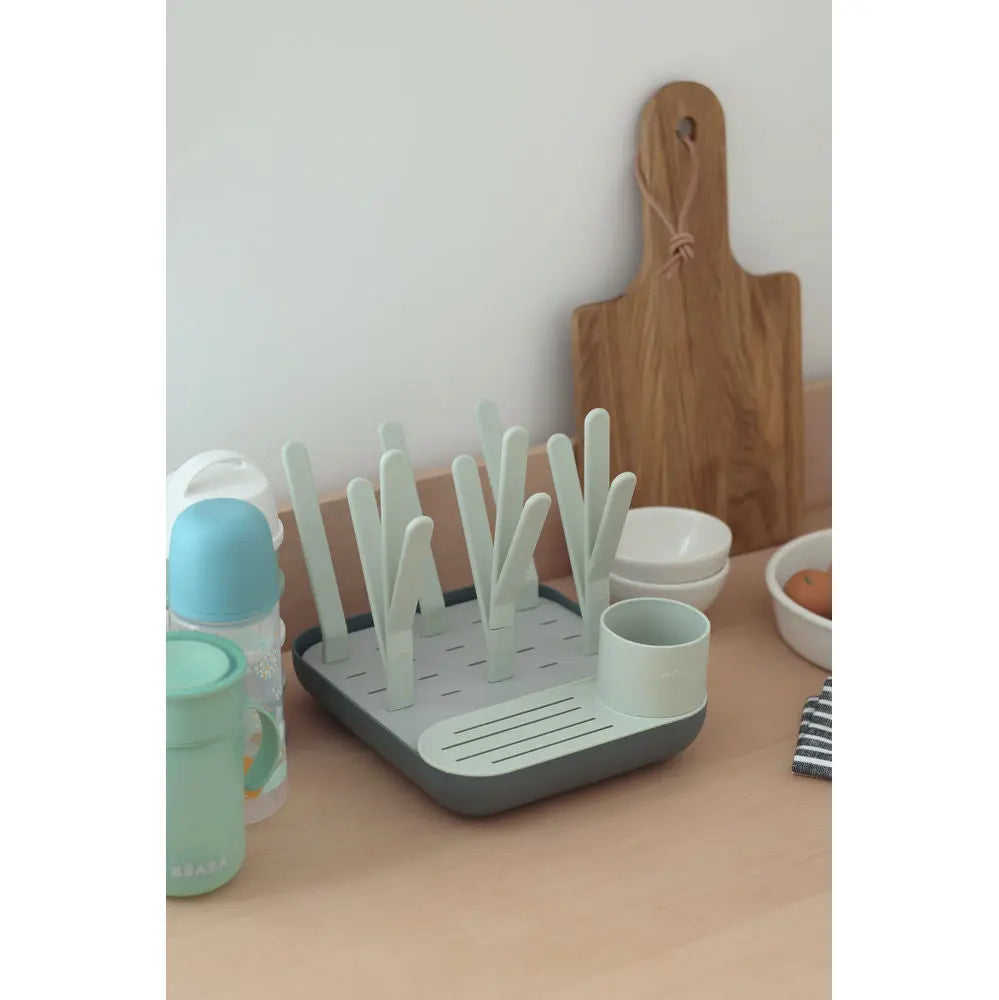 Beaba Forest Drying Rack - Green/Grey