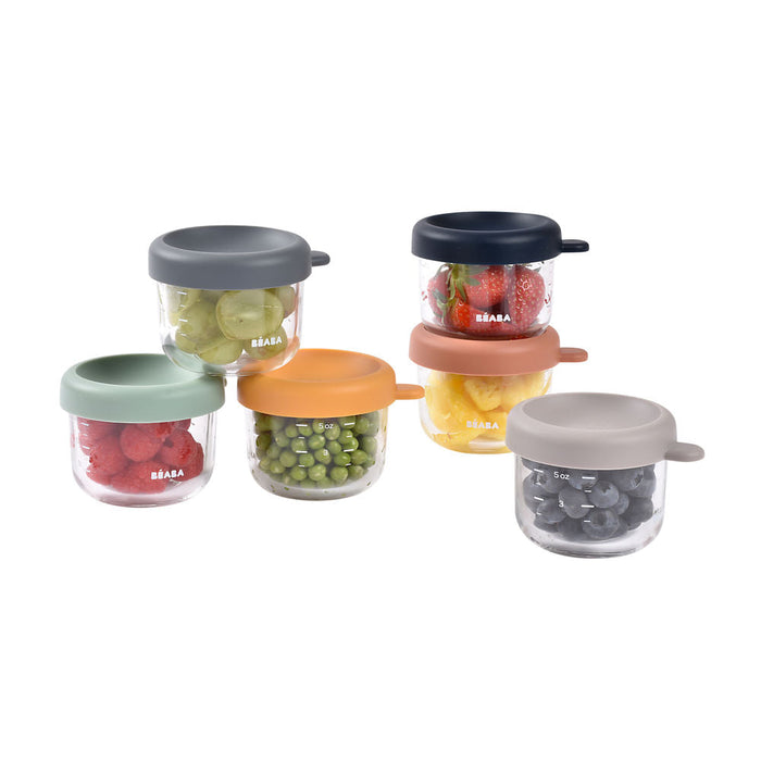 Beaba Glass Jars 6 Pack - 150ml