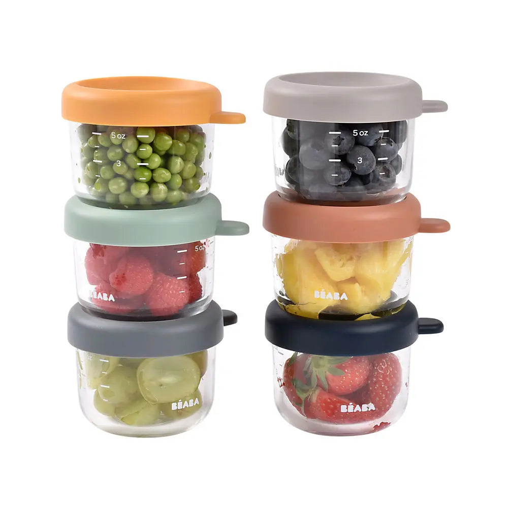 Beaba Glass Jars 6 Pack - 150ml