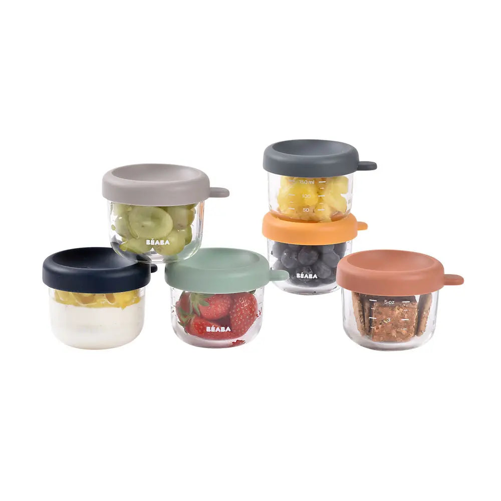 Beaba Glass Jars 6 Pack - 150ml