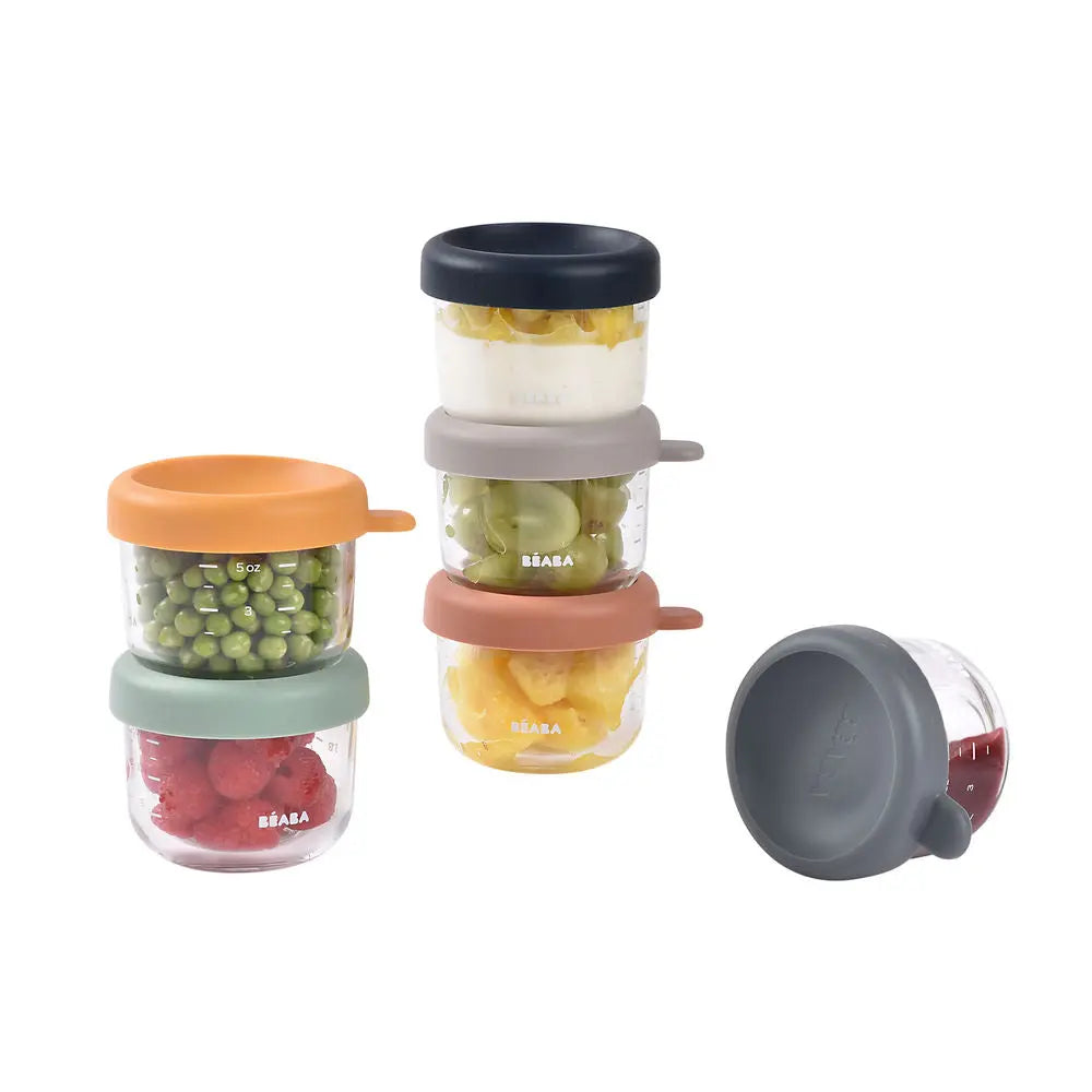 Beaba Glass Jars 6 Pack - 150ml