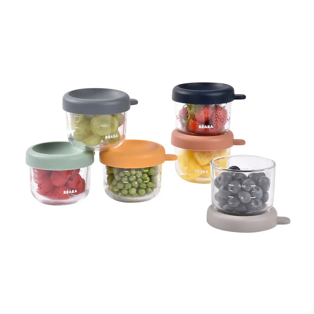 Beaba Glass Jars 6 Pack - 150ml