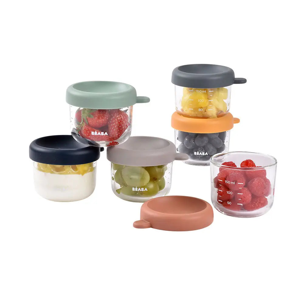 Beaba Glass Jars 6 Pack - 150ml