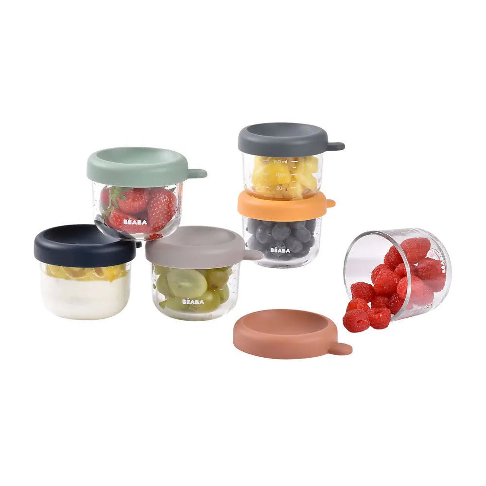 Beaba Glass Jars 6 Pack - 150ml