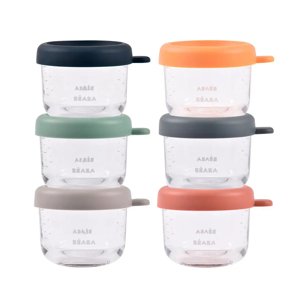 Beaba Glass Jars 6 Pack - 150ml