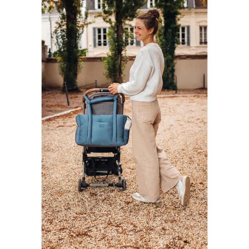 Beaba Paris Puffy Nappy Bag - Baltic Blue