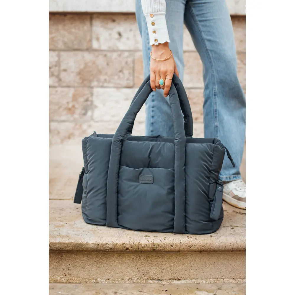 Beaba Paris Puffy Nappy Bag - Dark Grey
