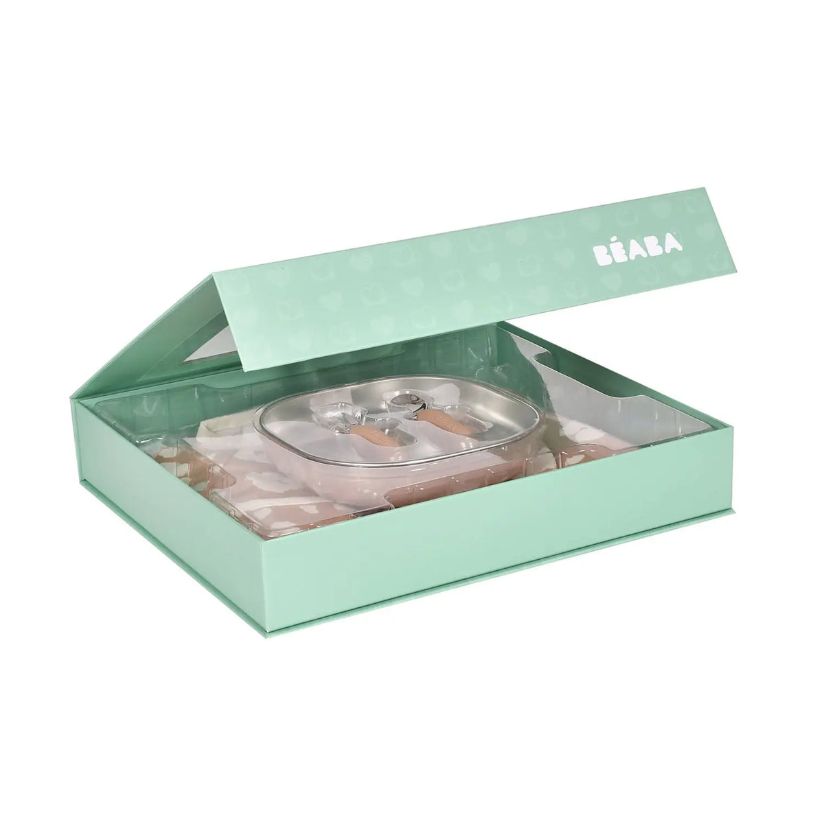 Beaba Stainless Steel Baby Meal Gift Set - Savannah Bloom