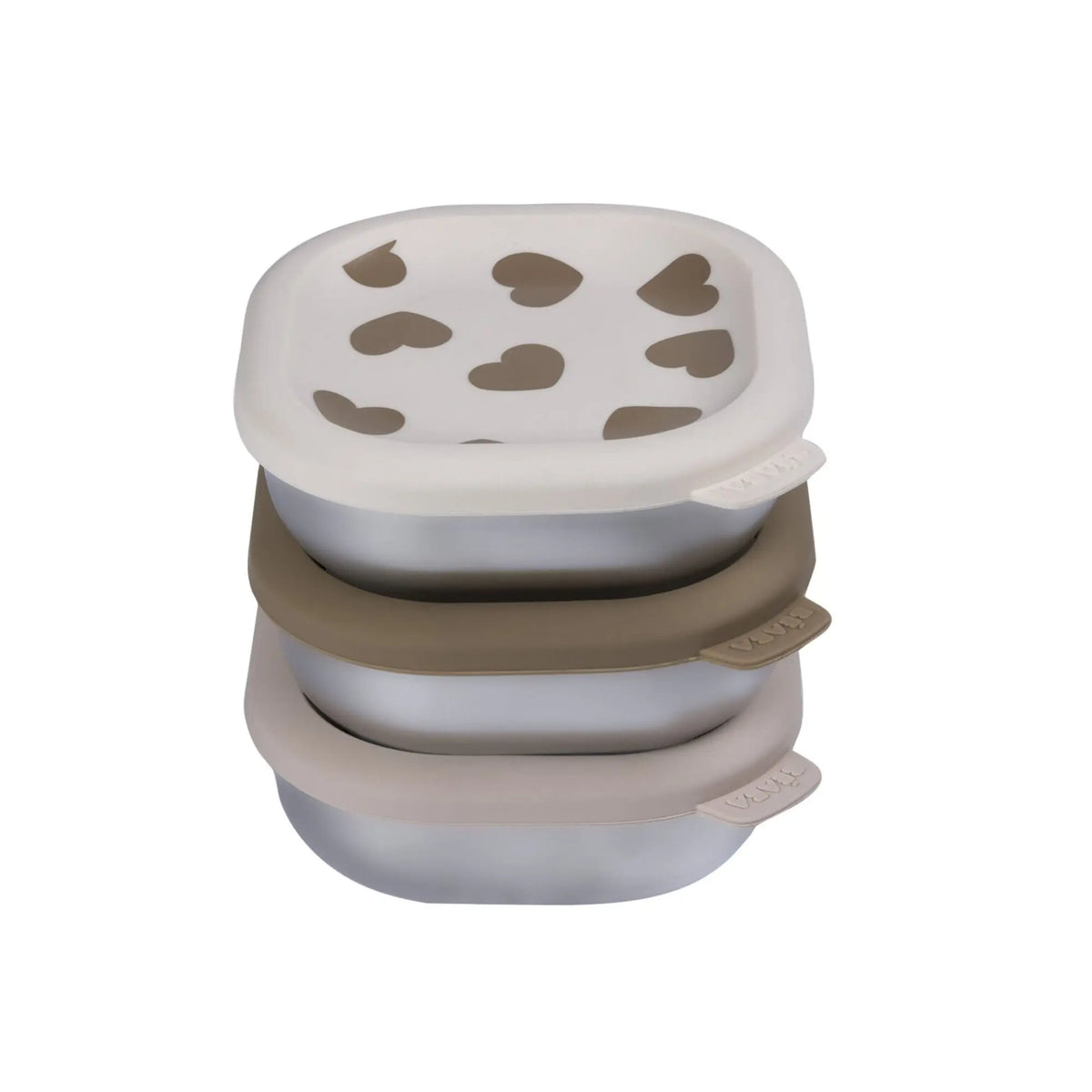 Beaba Stainless Steel Meal Box Set in Adventure print