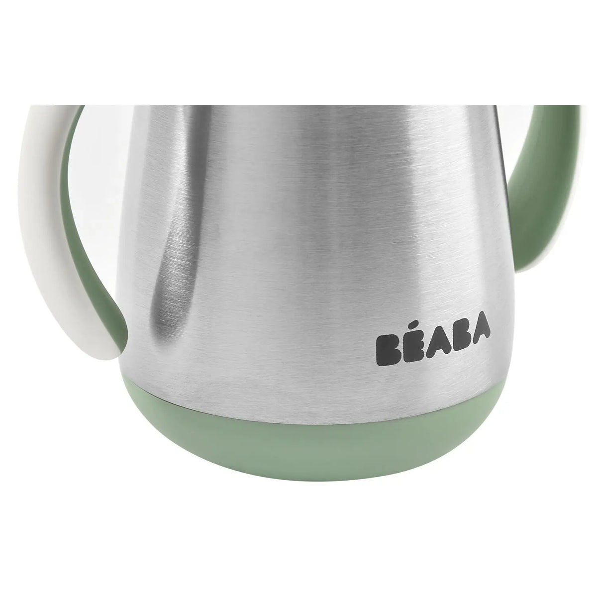 Beaba Stainless Steel Straw Cup 250ml - Sage Green