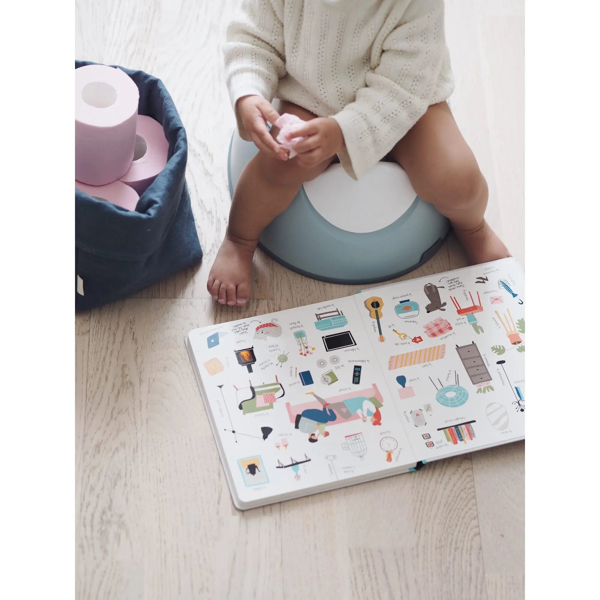 Beaba Training Potty - Green Blue