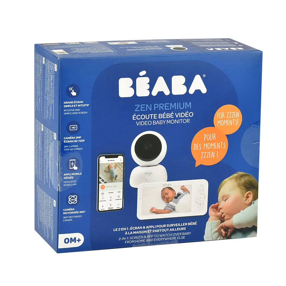 Beaba Zen Premium Video Baby Monitor - White