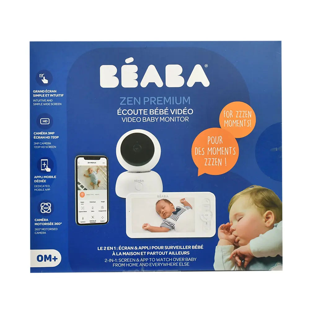 Beaba Zen Premium Video Baby Monitor - White