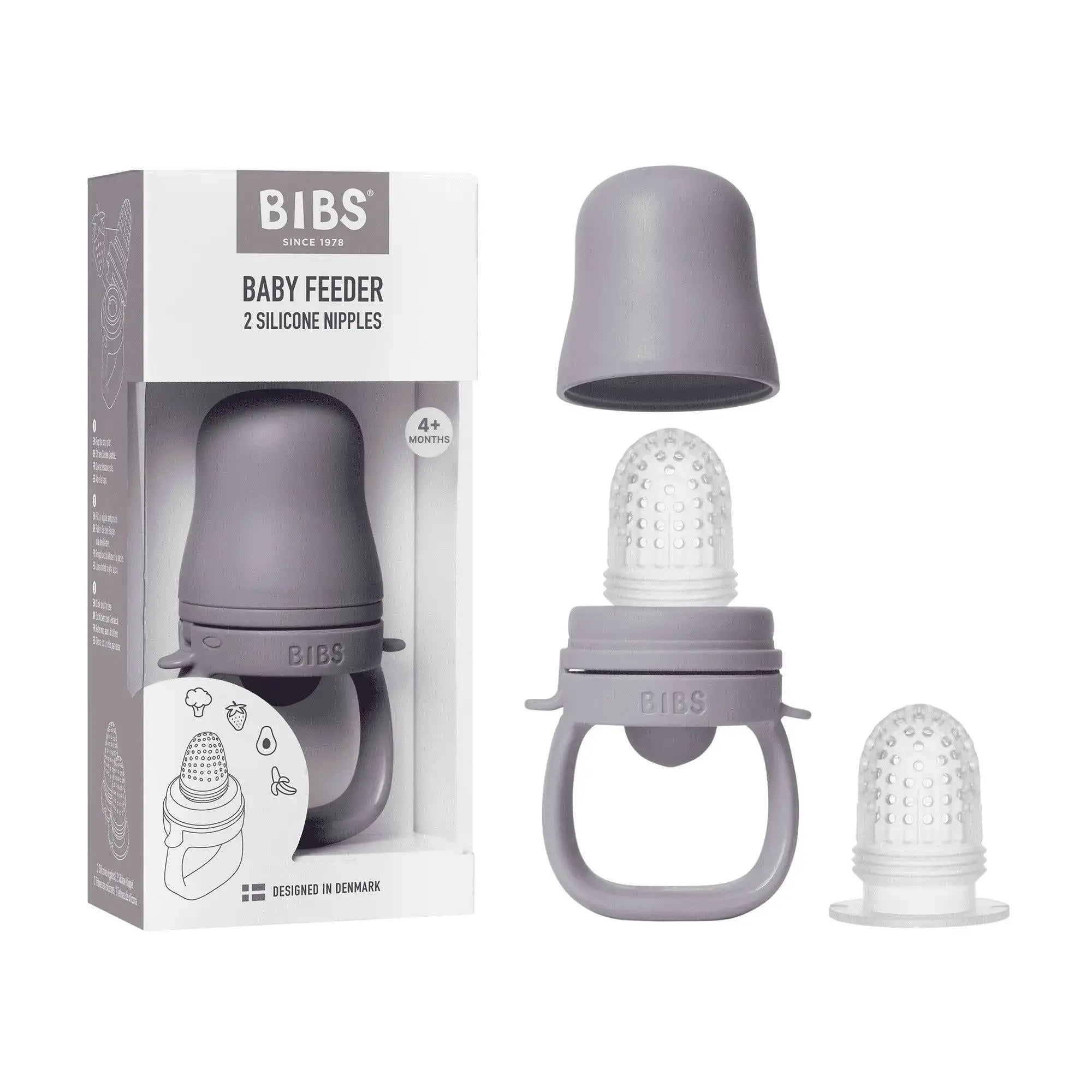 Bibs Baby Feeder - Fossil Grey