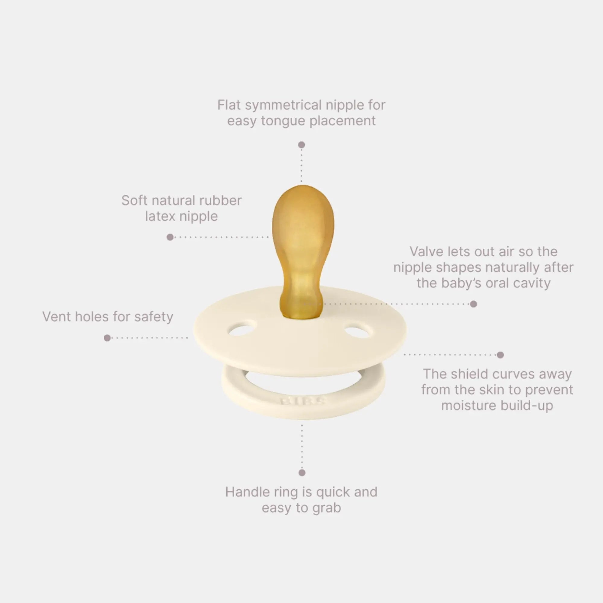 Bibs Try-it Colour 3pk - Ivory