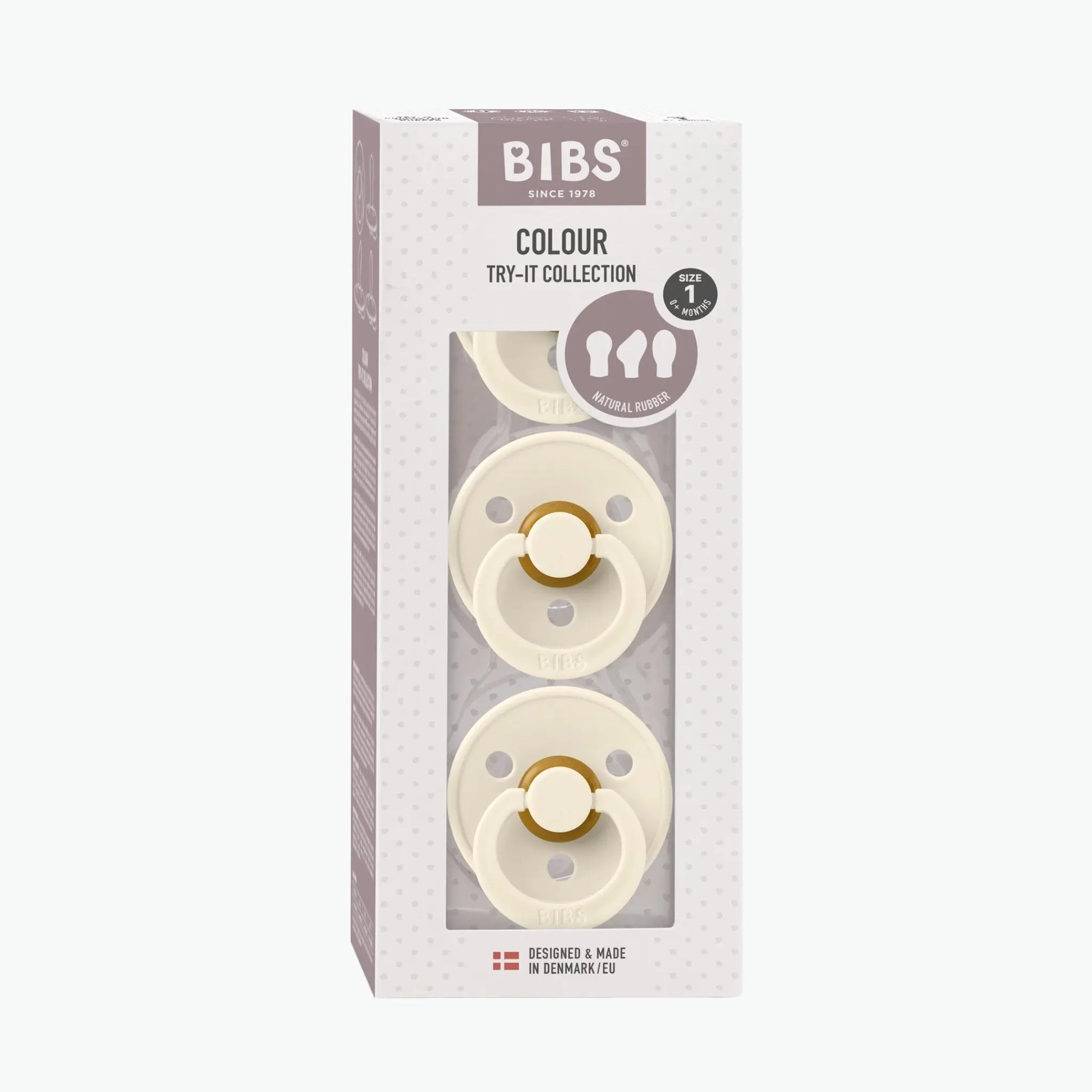 Bibs Try-it Colour 3pk - Ivory