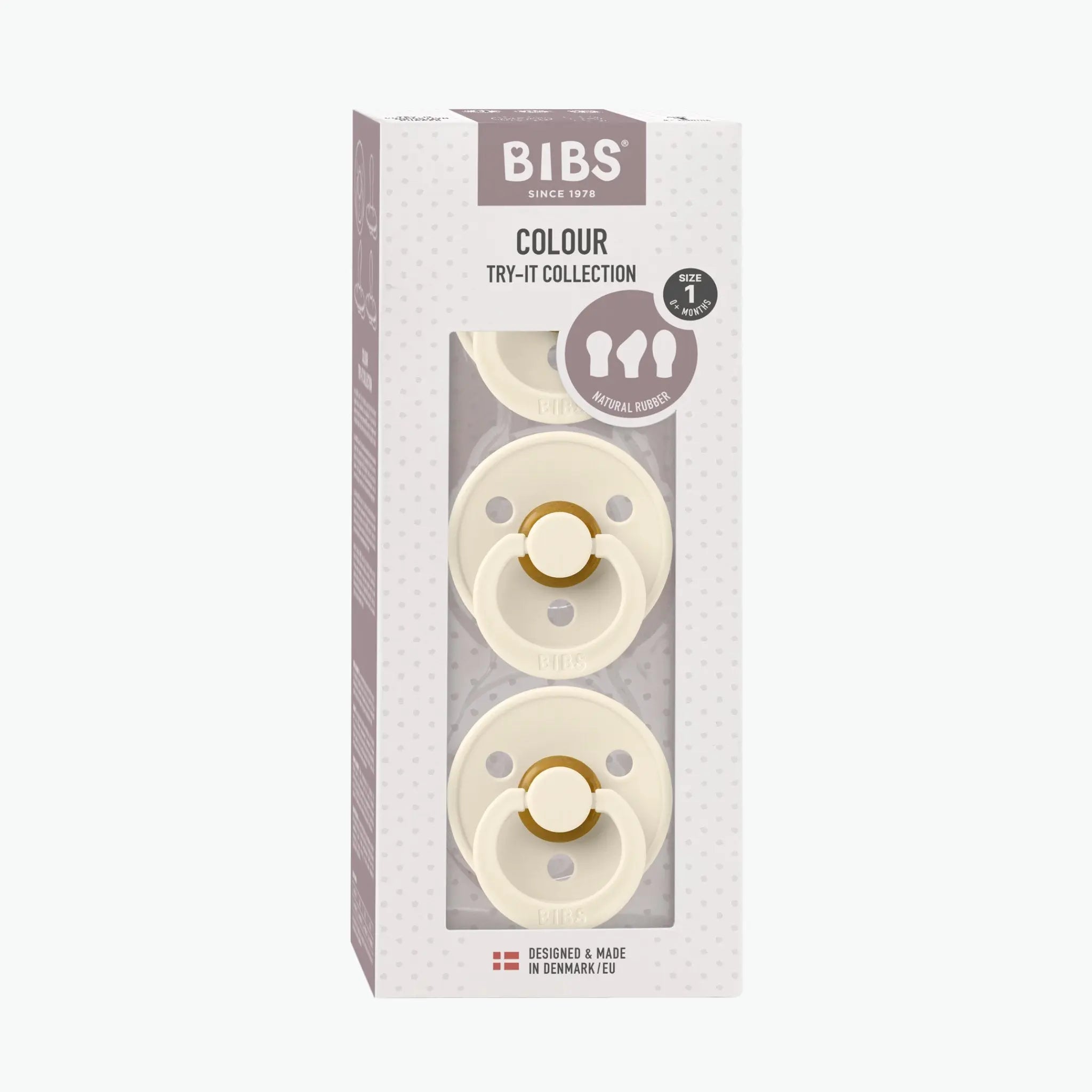 Bibs Try-it Colour 3pk - Ivory