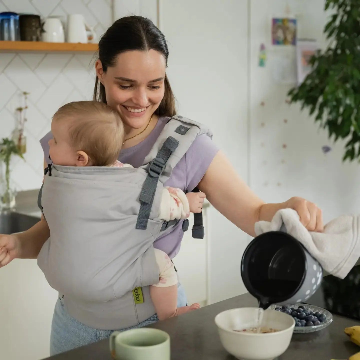 Boba X Adjustable Carrier - Grey | Baby Little Planet