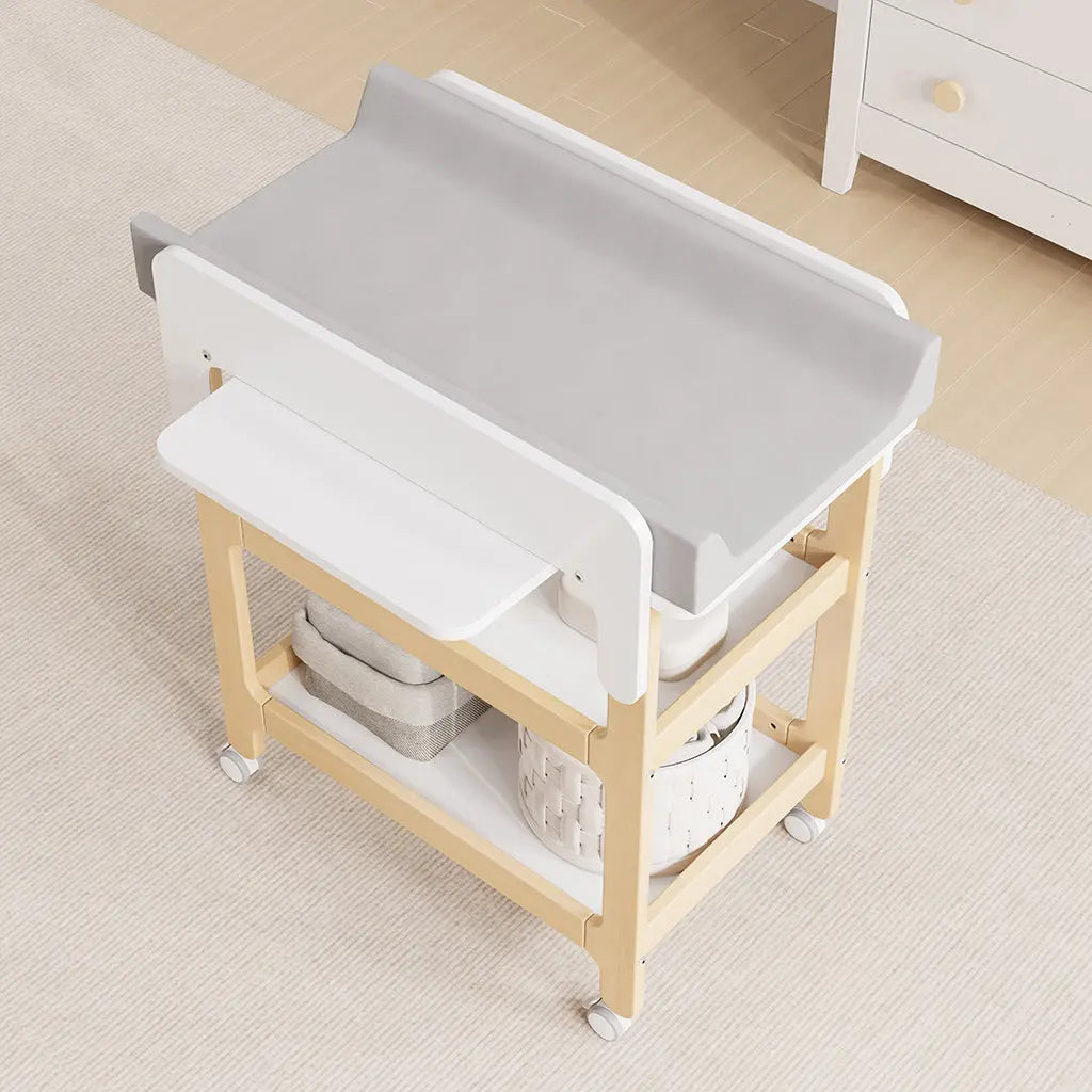 Boori Alva Ergonomic Changer styled in a modern nursery
