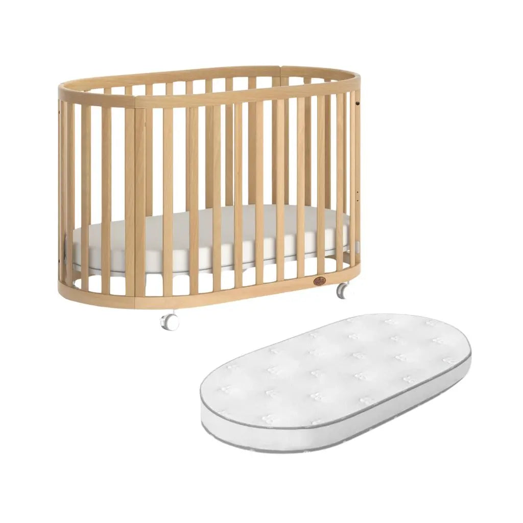 Boori Eden Oval Cot With Mattress