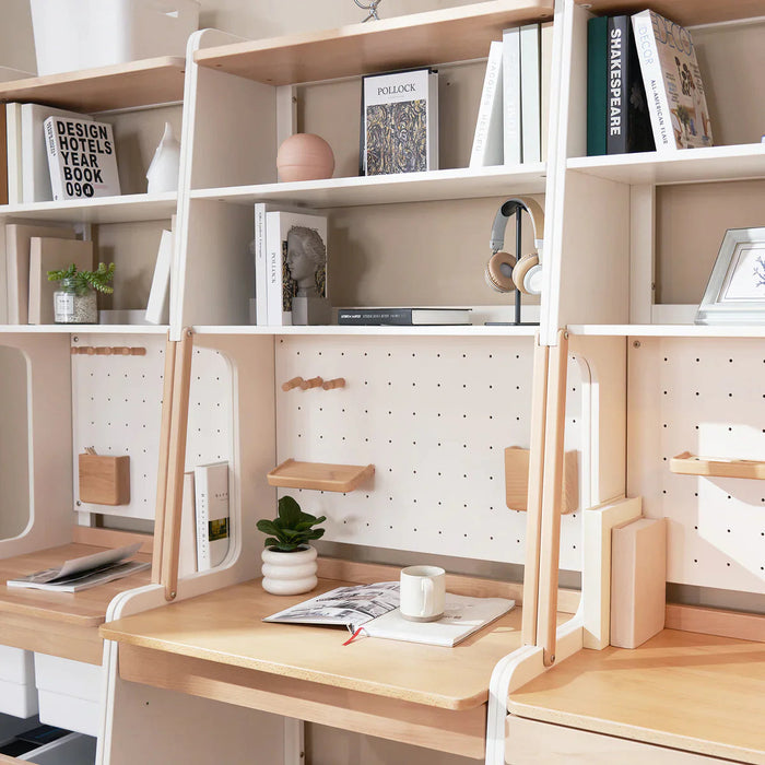 Boori Euler Multi-Function Desk & Storage Bookcase Complete Set