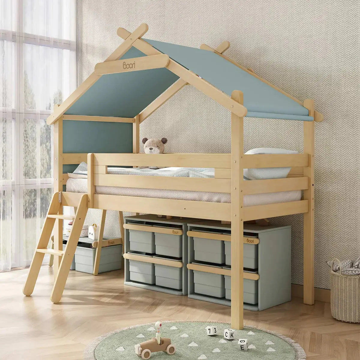 Boori Forest Teepee Single Loft Bed