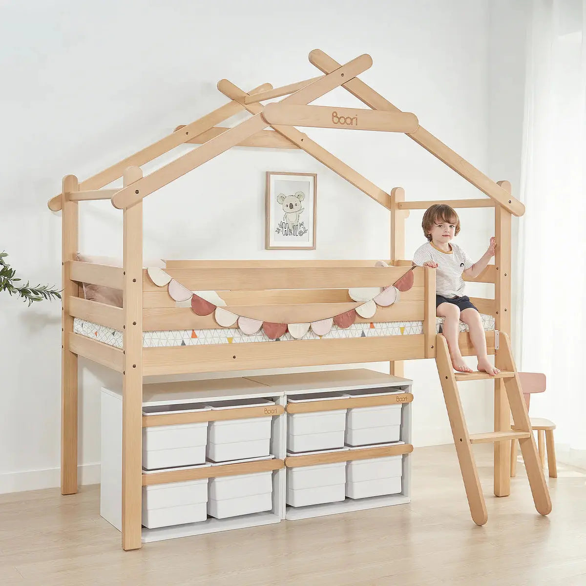 Boori Forest Teepee Single Loft Bed