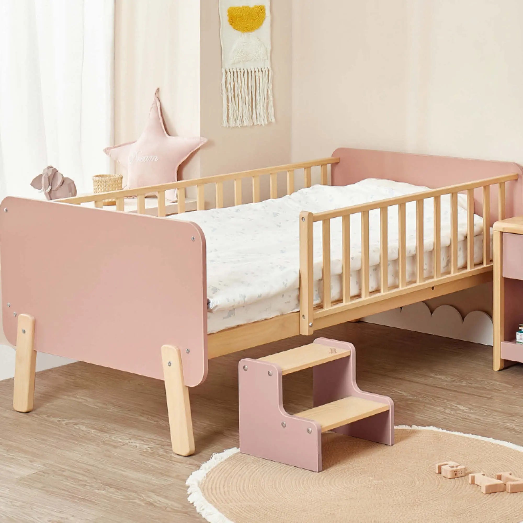 Boori Natty Bedside Bed With Mattress