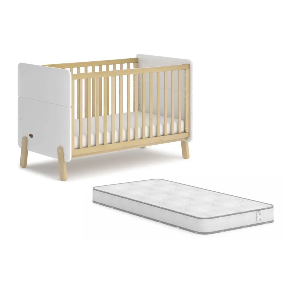 Boori Natty Cot Bed With Mattress
