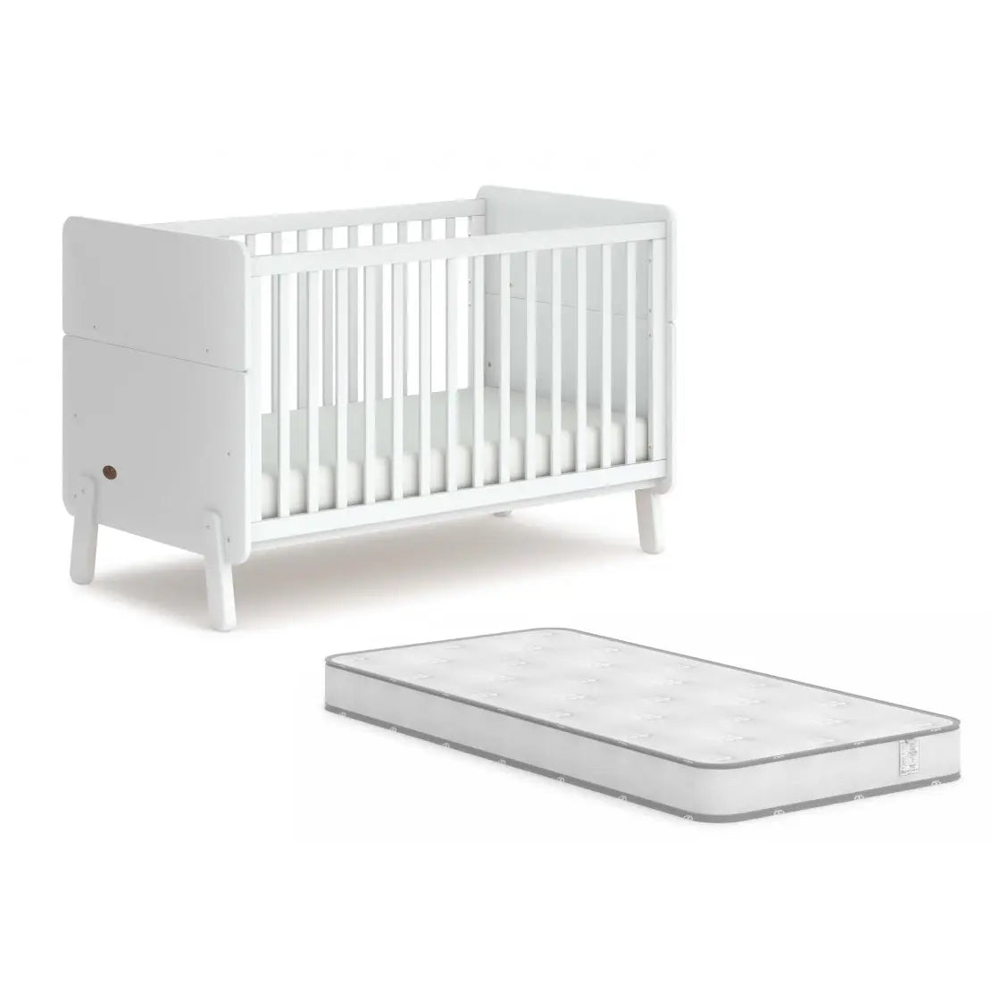 Boori Natty Cot Bed With Mattress