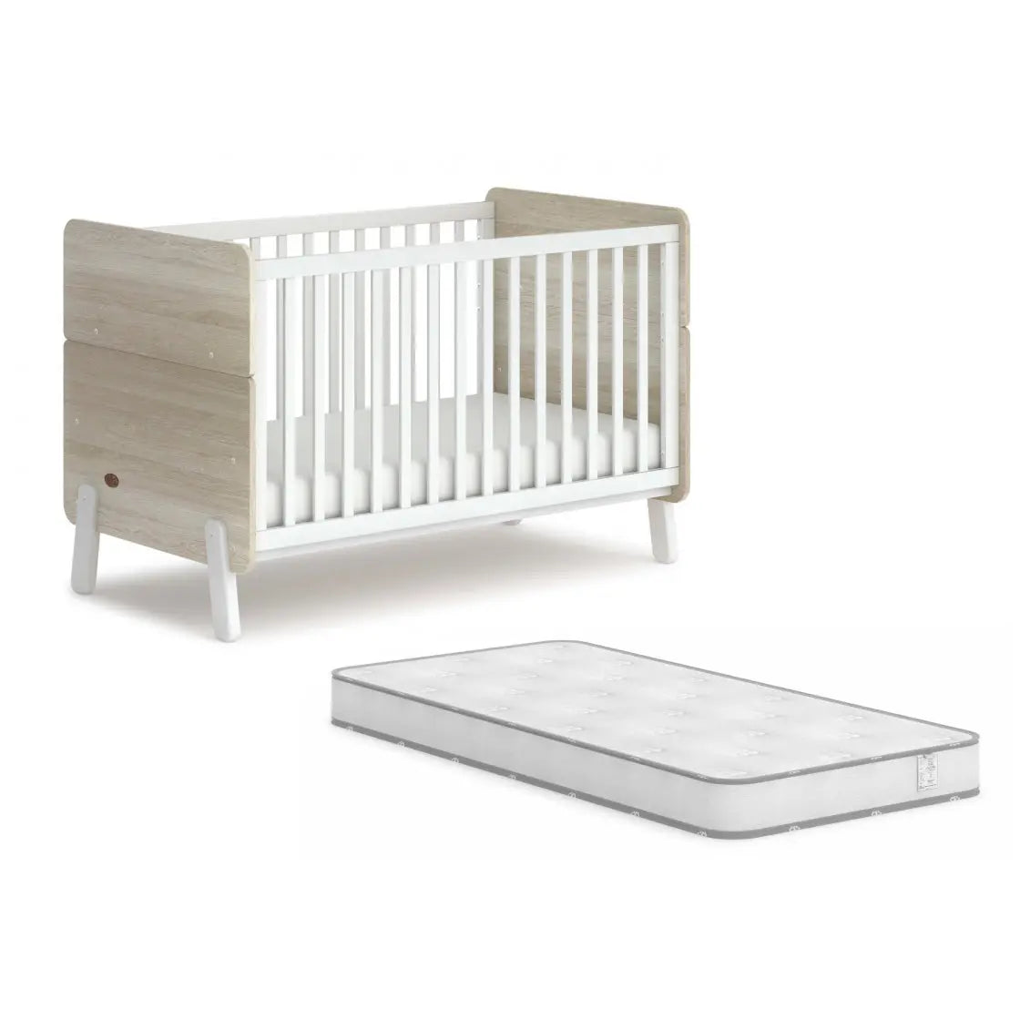 Boori Natty Cot Bed With Mattress