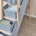 Boori Natty King Single Bunk With Storage Staircase