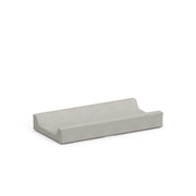 Boori Soft Lux Change Pad 42.5cm in neutral grey — waterproof PU faux leather