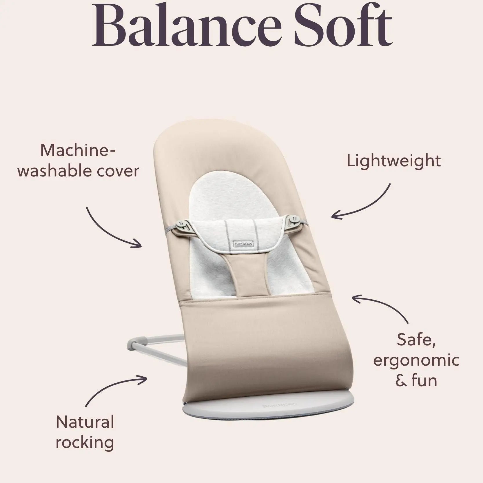 Bouncer Balance Soft - Woven-jersey Trifabric