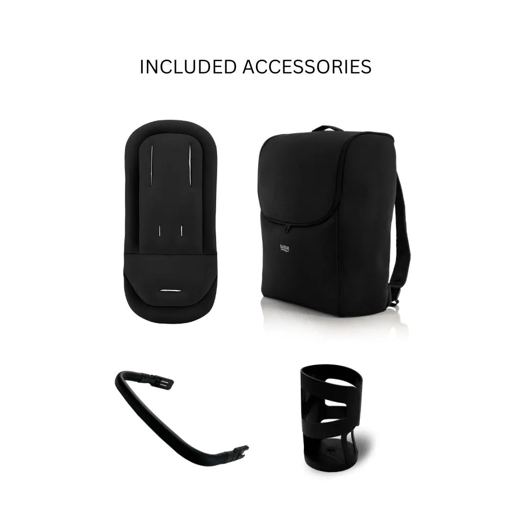 Britax Flylite Travel Stroller - Raven Black