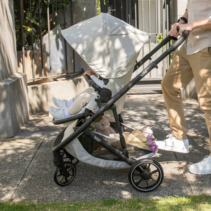 Britax Mini Stroller + Mini Bassinet - Mineral Grey