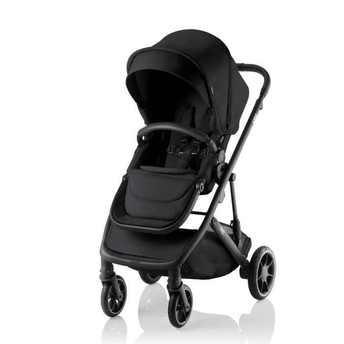 Britax Mini Stroller + Mini Bassinet - Raven Black Melange