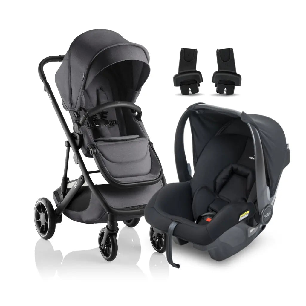 britax black stroller Britax Mini Stroller Travel System