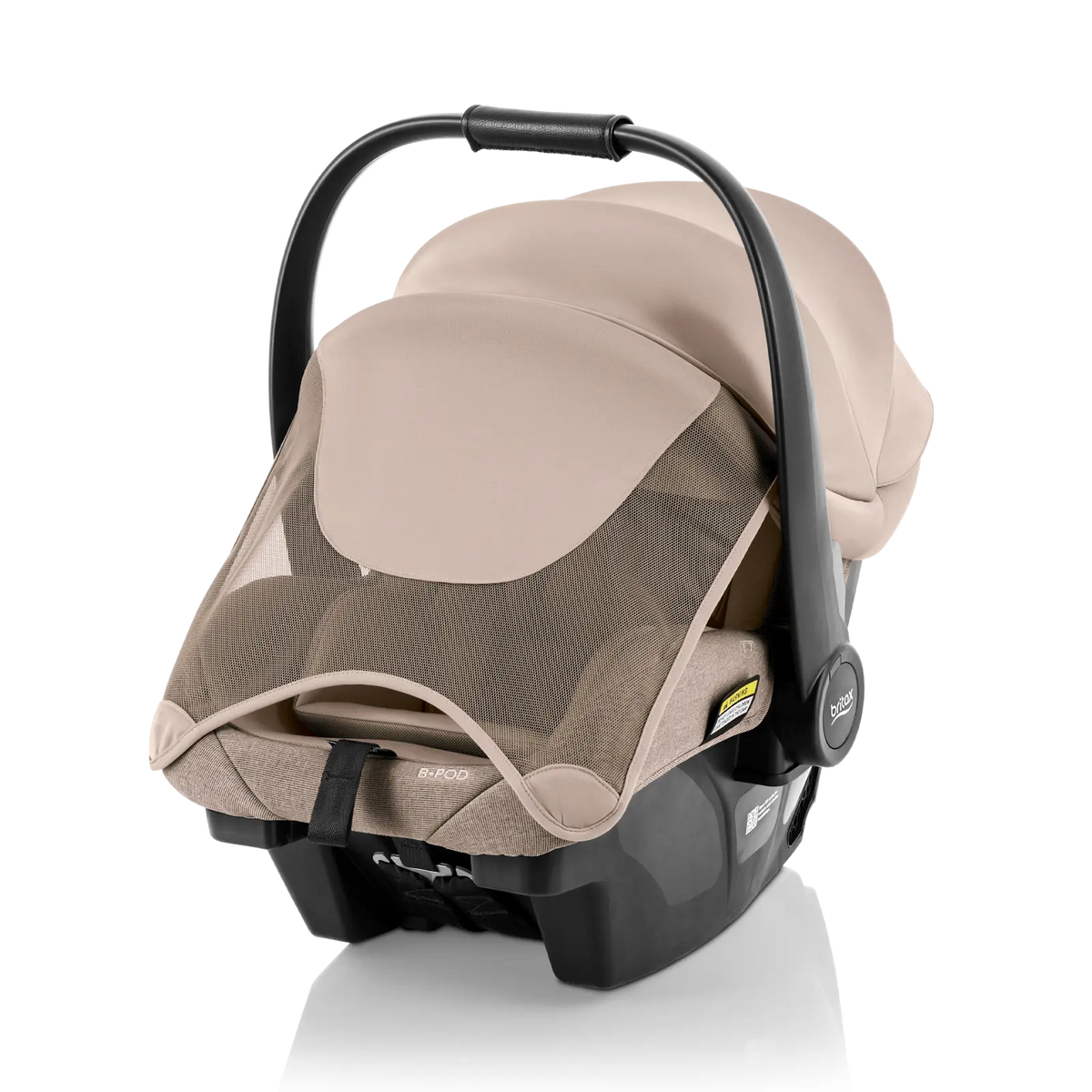 B-Pod Baby Capsule Teak, side profile