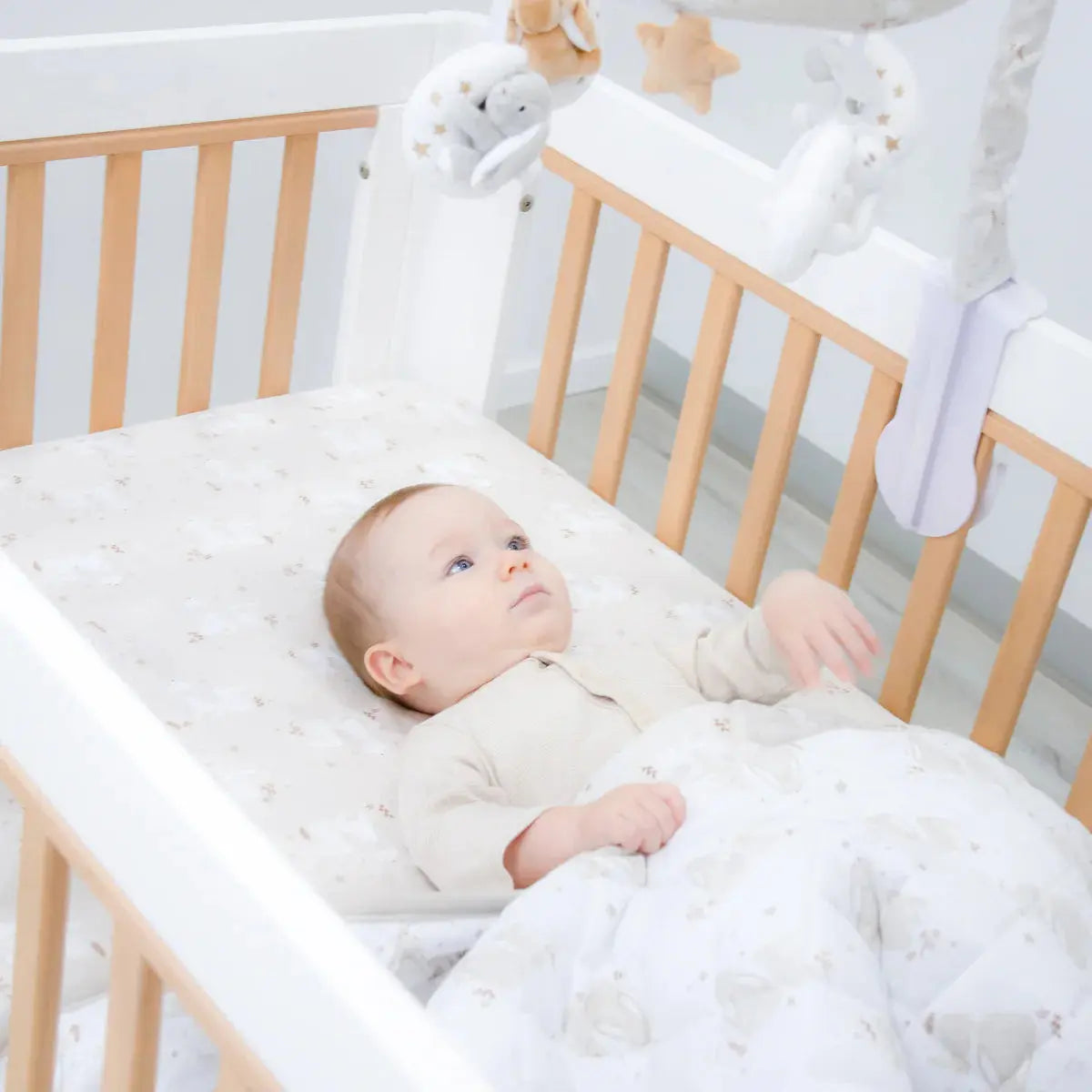 Bubba Blue Musical Cot Mobile - Bunny Dreams