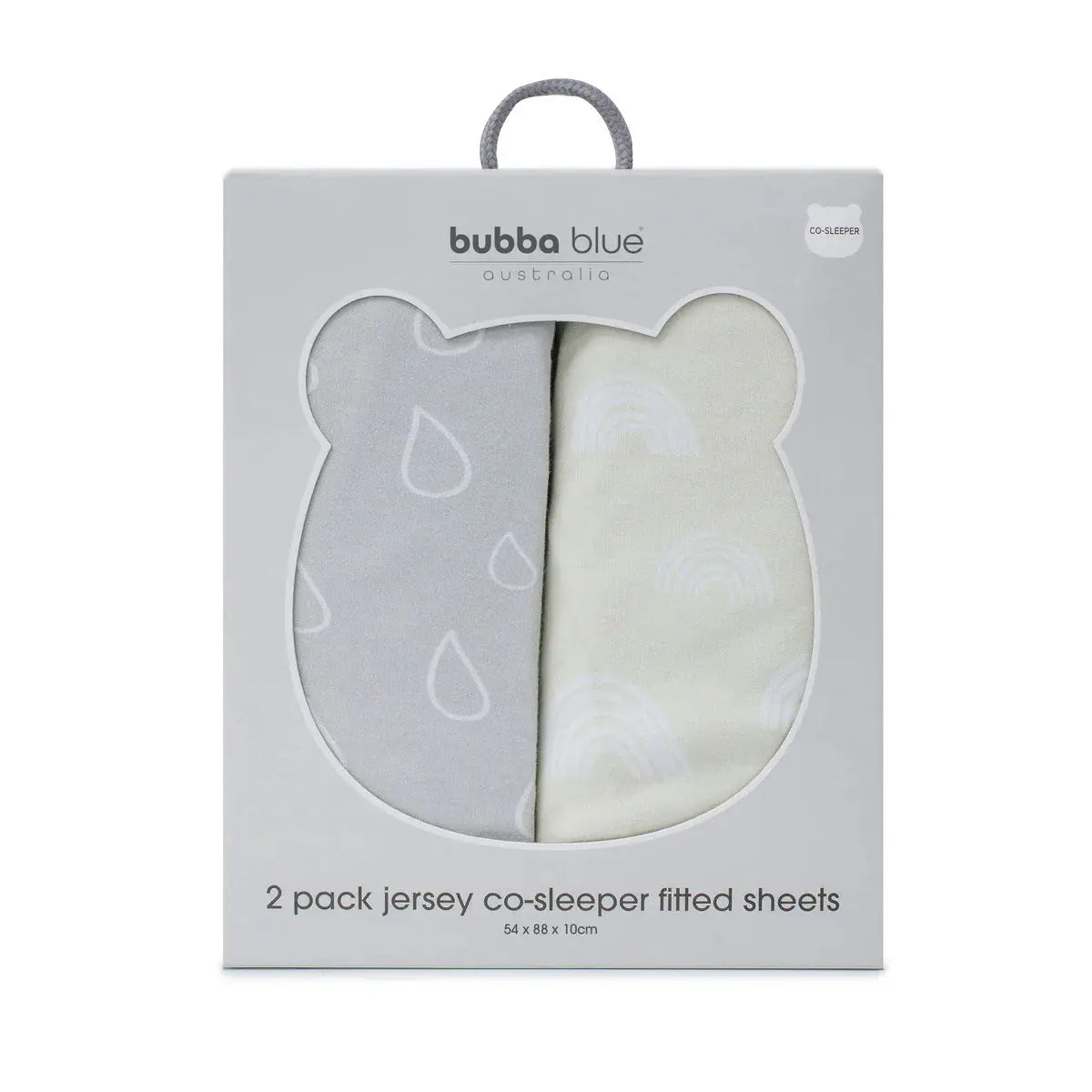 Bubba Blue Nordic 2pk Jersey Co-sleeper Fitted Sheets
