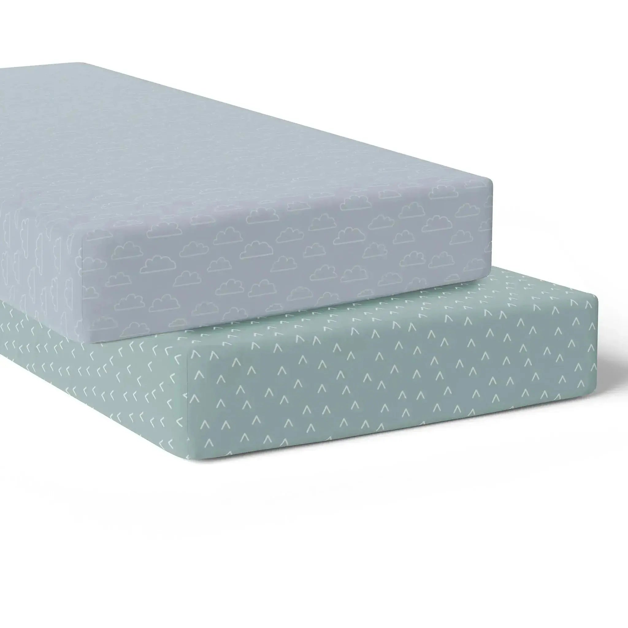 Bubba Blue Nordic 2pk Jersey Cot Fitted Sheets