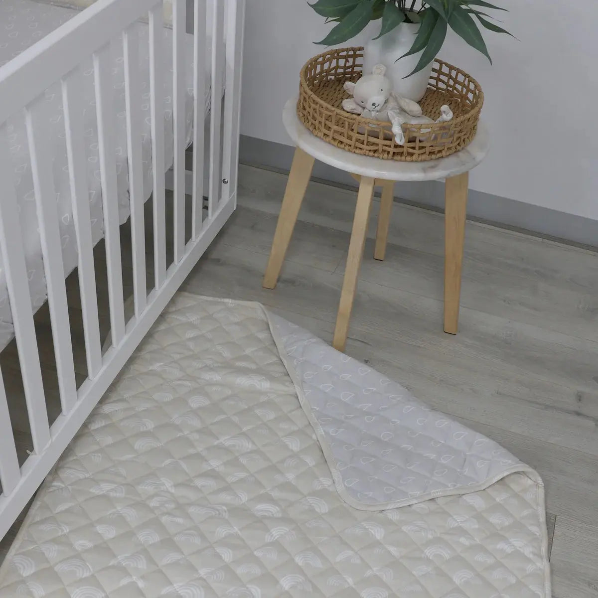 Bubba Blue Nordic Reversible Cot Quilt/Playmat