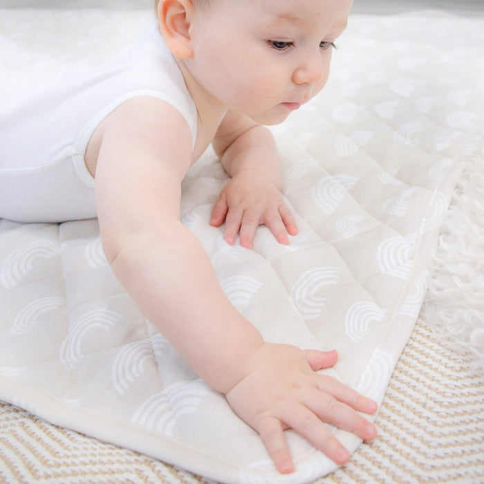 Bubba Blue Nordic Reversible Cot Quilt/Playmat