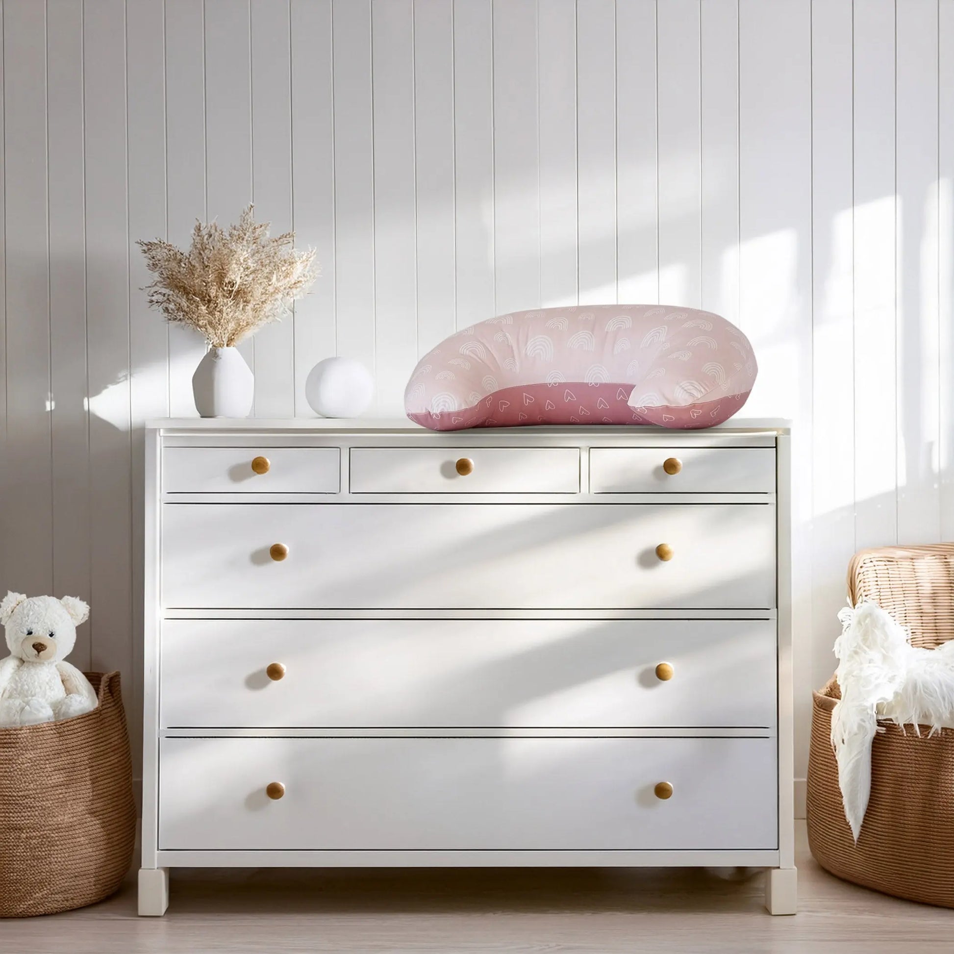 Nordic Nursing Pillow Berry/Rose